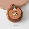 Peine Plegable de Bolsa de Aire de Dibujos Animados Peine de Masaje Lindo Peine con Espejo Integrado Peine Portátil Mini con Cojín de Aire Peine de Peluquería Venta al por Mayor