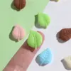 Hojas Escarchadas de Colores Accesorios de Resina Pegamento Crema DIY Funda para Teléfono Móvil Pasador Vaso de Agua Imán para Refrigerador Material para Joyería