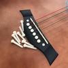 Pinos de Corda para Violão Folk, Cones Brancos Fixos para Corda, Pinos de Corda Pretos, Pressionador de Corda para Guitarra, Pino de Corda para Ukulele