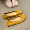 Cómodos Zapatos Mary Jane con Lazo, Zapatos de Ballet Retro, Nuevo Estilo 2025, Zapatos de Tacón Oculto para Mujer