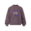 Sudadera con capucha de cuello redondo, estampado de retrato americano, peso pesado 420g, holgada, casual, para hombre, primavera, otoño, jersey, ropa deportiva, tendencia urbana