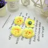 Flores de Rosa Simuladas de 4 cm, Capullos de Flores Pequeños Hechos a Mano para DIY, Arreglos Florales para Bodas, Decoración de Vestidos de Baile, Venta al por Mayor de Flores de Rosa