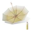 8-bone onda proteção solar cor cola proteção UV chuva e chuva dupla utilização guarda-sol guarda-chuva de alta aparência logotipo personalizado feminino