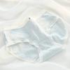 Pantaletas de Algodón para Bebé Clase A para Mujer con Jacquard Dulce, Entrepierna Antibacteriana, Cintura Media Cómoda, Diseño que se Ajusta a las Caderas para Niñas Jóvenes y Estudiantes
