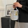 2026 Nuevo Bolso Cubo de Alta Gama Bordado Transfronterizo con Bordado Intrincado, Bolso de Mano Versátil, Bolso de Hombro y Bolso Cruzado