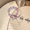 Nuevo Pulsera Apilada de Doble Capa con Borla Marca Fu Estilo Chino Diseño de Nicho Femenino Retro con Cuentas Pulsera para Novia Mayor para Estudiantes