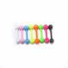 Aretes de Acero Inoxidable Lacado de Color Neón para Cartílago, Joyería de Comercio Exterior Europeo y Americano, Moda Geométrica de Comercio Electrónico Transfronterizo