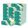 Fábrica de Papel de Seda al por Mayor 450 Hojas 40 Paquetes Caja Completa Madera Natural Servilletas Domésticas Papel de Seda Cuatro Capas Tamaño Grande Sin Perfume