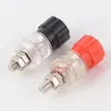Terminal 999 Flor de Ciruelo Terminal Banana Socket Conector de Salida de Altavoz de Amplificador 5mm Rojo Negro