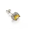 Nuevos pendientes de aro con cruz de circón incrustado de estilo retro de alta gama, pendientes de acero de titanio simples y versátiles para hombres y mujeres, estilo japonés y coreano, venta directa