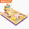 Castillo Inflable Nuevo para Exteriores Trampolín Grande para Niños Paraíso Centro Comercial Atrio Castillo Travieso Trampolín Pequeño para Interiores
