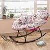 Mecedora, sillón reclinable, silla de jardín para el ocio, mecedora reclinable ampliada, mecedora de ratán arcoíris, sillón reclinable de ocio para sala de estar en casa