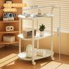 Carro Móvil, Soporte Pequeño para Flores, Mesa Auxiliar para Sofá, Gabinete Lateral Creativo, Estante de Almacenamiento, Mesa, Sala de Estar, Comedor, Mesa para Snacks