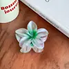 Nuevo Pasador de Flor con Gradiente de Colores, Pasador Súper de Hada para Cola de Caballo, Accesorio Versátil para el Trasero de la Cabeza, Pinza de Tiburón de Alta Gama