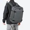 Mochila de Negócios Casual Masculina Expansível à Prova d'Água, Multifuncional, de Grande Capacidade, Transfronteiriça