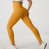 Selección estricta de pantalones de yoga de otoño e invierno de color melocotón, pantalones deportivos para montar a caballo, traje de yoga de secado rápido, pantalones de fitness ajustados de cintura alta.
