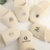 Pantuflas Desechables al por Mayor Transfronterizas, Engrosadas para Uso en el Hogar, Casas de Huéspedes, Salones de Belleza, Pantuflas Antideslizantes de Coral Fleece, Silenciosas
