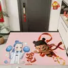 Felpudo para Puerta Principal 2025 Año del Caballo Felpudo de Bucle de Alambre Estilo Dibujos Animados Anime Año Nuevo Felpudo Antideslizante para Entrada