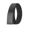 Cinturón para Hombre de Negocios Hebilla Automática Nylon Ropa Formal de Alta Gama Jóvenes Casual Versátil Simple para Exteriores Tendencia