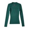 Suéter Top Sexy Ajustado Estilo Europeo y Americano Nuevo para Mujer 2022 Otoño Cuello Cuadrado Ajustado Suéter