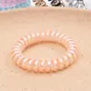 Elástico de Cabelo Transparente tipo Fio de Telefone, Brilhante Metálico com Recuperação e Palavra, Scrunchie Grande, Corda de Cabelo, Acessórios de Cabelo