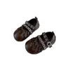 Zapatos de Cuero para Niñas 2026 Otoño Nuevos Zapatos Infantiles Zapatos de Princesa para Niña Pequeña Mocasines de Suela Suave Zapatos de Bebé de Moda