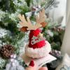 Gorros Navideños y Pinzas para el Cabello de Venta Caliente Transfronteriza, Lindos Accesorios para el Cabello de Reno y Copo de Nieve, Accesorios para la Cabeza y Pasadores Navideños para Disfraz