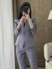 Conjunto de Traje Negro Nuevo Estilo al por Mayor para Primavera y Otoño para Mujer, Elegante Uniforme de Trabajo de Recepción de Hotel de Lujo, Atuendo Profesional para Mujer