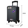 Altavoz Exterior Temeisheng Hongri K8-2T Altavoz Portátil con Carrito para Baile Cuadrado, Puesto de Mercado y Promoción de Prevención de Epidemias