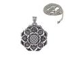Molinillo de diamante de loto plata pura 999 cadena para suéter colgante largo para mujer estilo retro colgante 2023 Nuevos productos genuinos estilo étnico