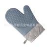 Luvas de Silicone Espessadas de Cinco Dedos para Cozinha com Isolamento Térmico Alta Temperatura Anti-queimaduras Luvas de Silicone Forno Assar Fábrica Fornecimento Direto
