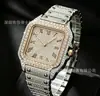 Reloj Santos Estilo Sin Logo Moissanita VVS Citizen Mecánico 40 Resistente al Agua 50m Acero Inoxidable