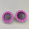 Nuevos Lentes de Sol de Girasol Estilo Familiar, Flores de Margarita, Niños y Niñas de 1 a 6 Años, Lentes de Sol Lindos Estilo Adulto para Tomar Fotos