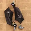 Acessórios modificados para veículo elétrico de motocicleta com assistência de pedal, liga de alumínio, faca de folha, abóbora reflexiva, espelho retrovisor, espelho de ré, universal