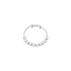 Anillo de Running con Bolas de Plata S925 para Niñas Diseño de Nicho Lujo Accesible Anillo de Bolas de Empuje y Tirón Anillo Abierto Elegante