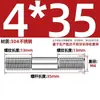 Haste de parafuso de cabeça dupla em aço inoxidável 304 GB901 parafuso de cabeça dupla com haste de pino de conexão de rosca M3M6M10-M24