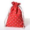 Bolsa de algodón estampada, embalaje de algodón, bolsa de regalo con cordón, bolsa de algodón y lino estampada, bolsa de tela pequeña repelente de mosquitos, venta al por mayor