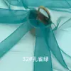 Tela de Organza 2020D Hilo Ruyi Mate Transparente Ligeramente Rígida Accesorios de Encaje Bordado Tela para Empaque de Regalos