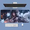 Alfombrilla de Ratón Grande Estilo Anime para E-Sports Borde Engrosado Antideslizante Pad para Escritorio de Gaming Pad para Teclado Portátil