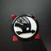 Logo delantero y trasero Skoda logo Ming Rui Jing Rui delantero y trasero negro logo rejilla frontal logo cola de coche 80MM 90mm
