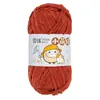 Bola de Nieve Chico Lindo Hecho a Mano DIY Tejido Chenilla Lana Gruesa Bufanda Tejida para Bebé Muñeca con Gancho Bolsa Hilo de Hielo