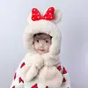 Gorro Bufanda Todo en Uno Protección para el Cuello Sombrero de Bebé Otoño e Invierno Lindo Súper Lindo Niños Niñas Invierno Niños Sombrero con Protección para las Orejas