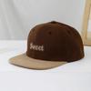 Sombrero de Sol para Comercio Exterior Transfronterizo Gorra de Béisbol Infantil Ala Plana Dulce Sombrero de Hip-Hop para Baile Callejero Otoño Versátil Gorra de Pico de Pato