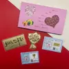 Pode enviar Dia das Mães Shenzhen pé ouro 999 Mãe eu te amo grato Dia das Mães nota de ouro envelope vermelho rosa bom presente