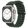 Nuevo Producto Transfronterizo Adecuado para Correa de Silicona para Apple Watch Iwacth10/9 Correa para Apple Watch Se6789 Correa de Reloj con Hebilla Doble Marina