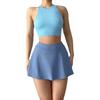 Falda Deportiva para Mujer Falsa de Dos Piezas Anti-luz, Holgada, para Fitness, Correr, Danza, Tenis, Golf, Sexy, Nueva de Primavera y Verano