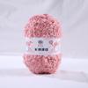 Hilo de lana gruesa de terciopelo coral de una sola hebra, hilo de terciopelo largo para bebé, hilo de terciopelo de medio borde para prendas, sombreros, bufandas y mantas, disponible al por mayor