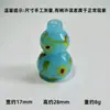 Contas de Vidro Feitas à Mão em Forma de Cabaça, Vaso com Contas, Acessórios Transparentes com Contas, Pulseira de Contas, Pingente, Artesanato em Vidro de Zibo, Vestuário