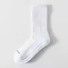 Calcetines Transfronterizos con Suela de Rizo, Calcetines Deportivos para Hombre, Calcetines Largos Blancos, Calcetines de Masaje para Hombre, Calcetines de Baloncesto Transpirables de Longitud Media