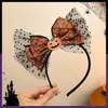Diadema de Halloween para Niños Sombrero de Malla de Bruja Diadema de Calabaza Fantasma Accesorios para Disfraces de Fiesta Cosplay